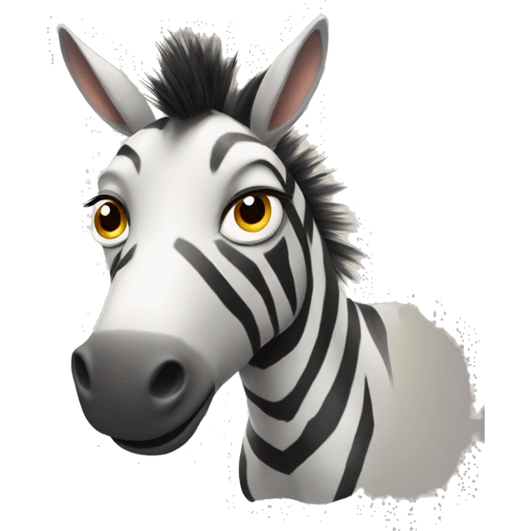 Zebra Donkey Hybrid emoji