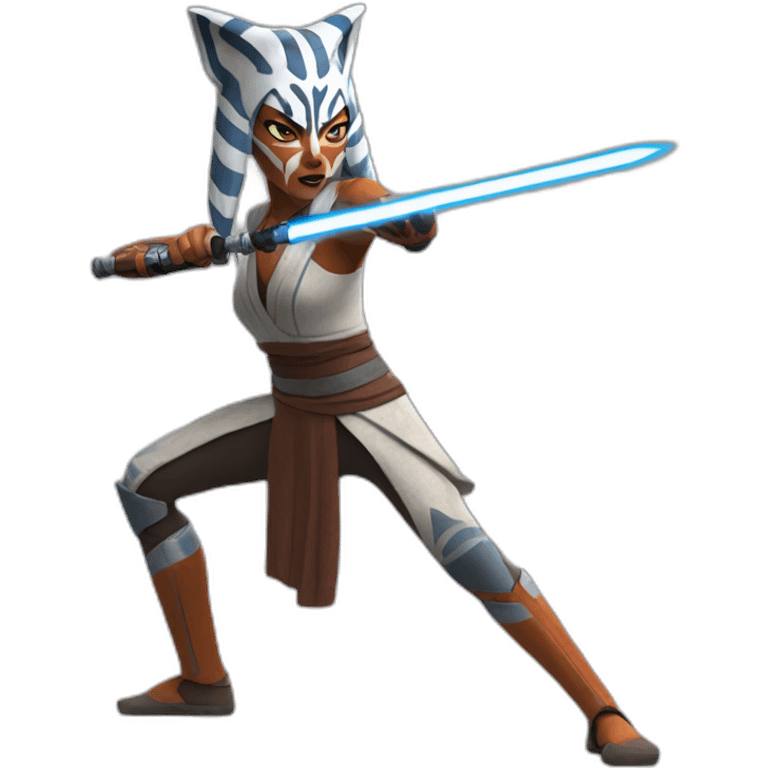 Ahsoka fight pose emoji