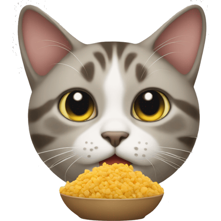 cat with food emoji