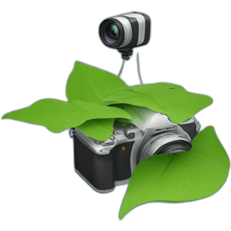 ptz-camera-recording-leaf-floating-on-water emoji