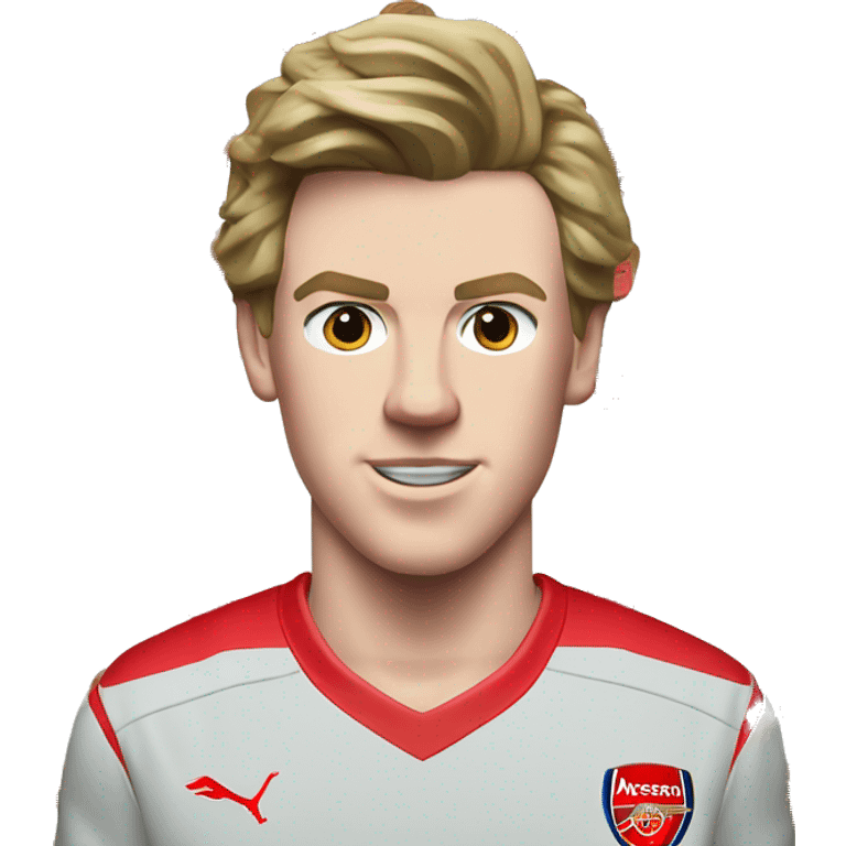 Connor mcdavid in an Arsenal shirt emoji