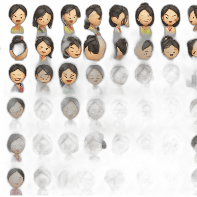 lady chinese's language teacher emoji