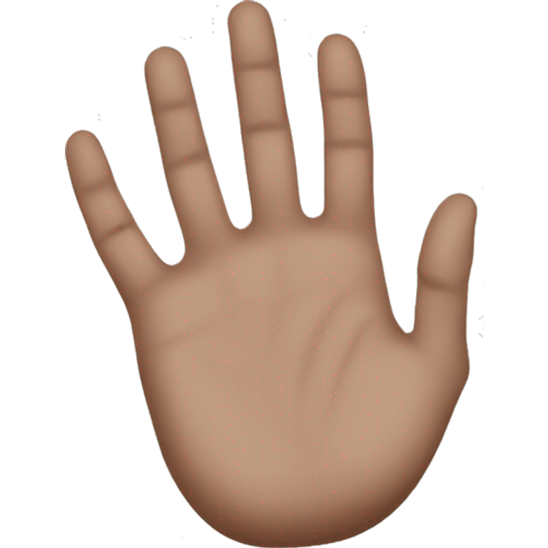 Vitiligo hand emoji