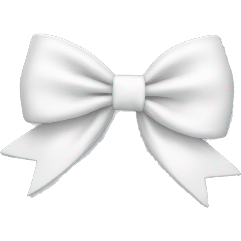 White bow emoji