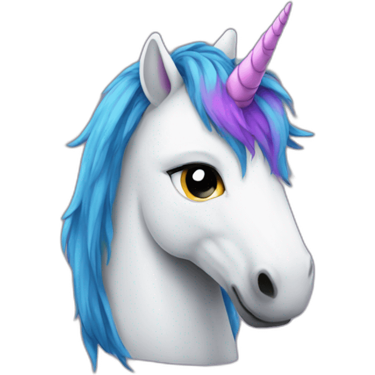 emo unicorn emoji