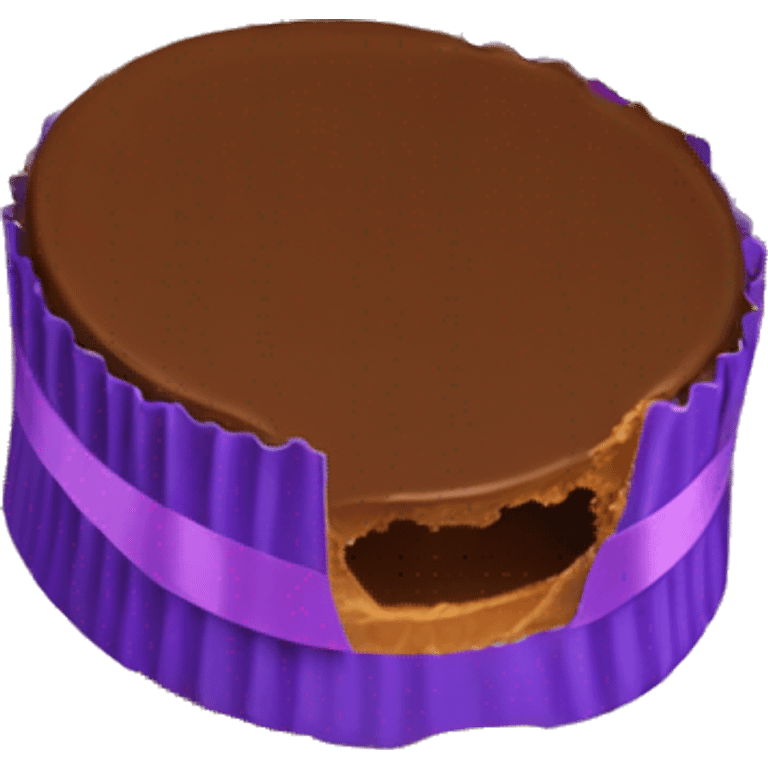 peanut butter cup with ribbon emoji