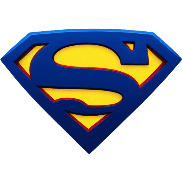 Superman Symbol Soft Edge emoji