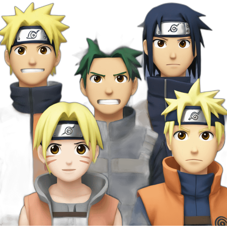 naruto team 7 emoji