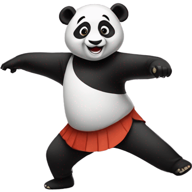 Dancing panda emoji