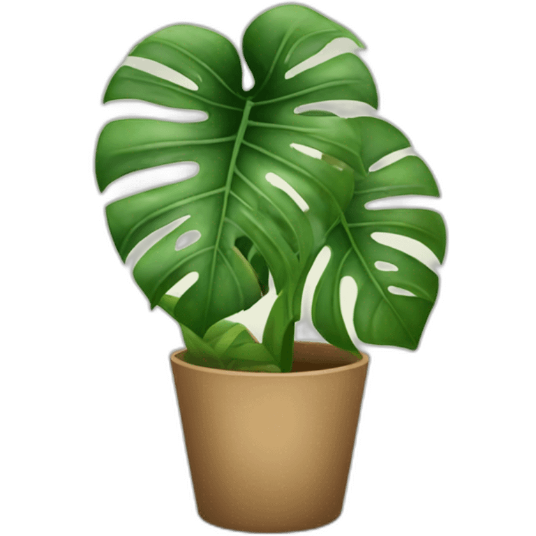 Monstera emoji