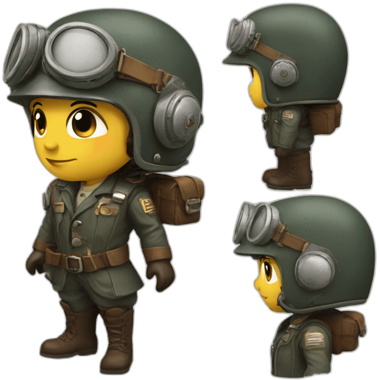 dieselpunk pilot emoji