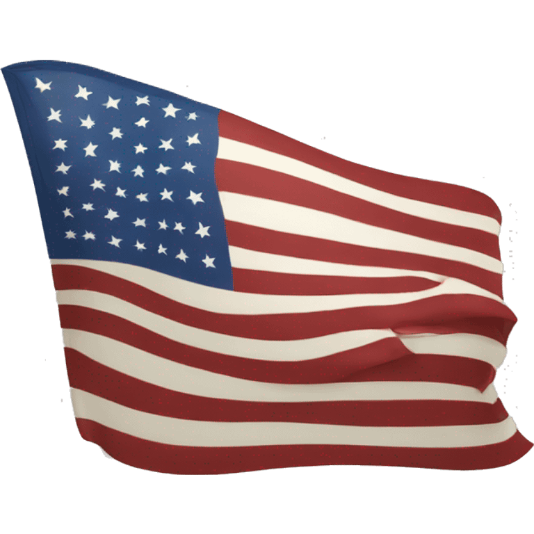 american flag flying upside down emoji