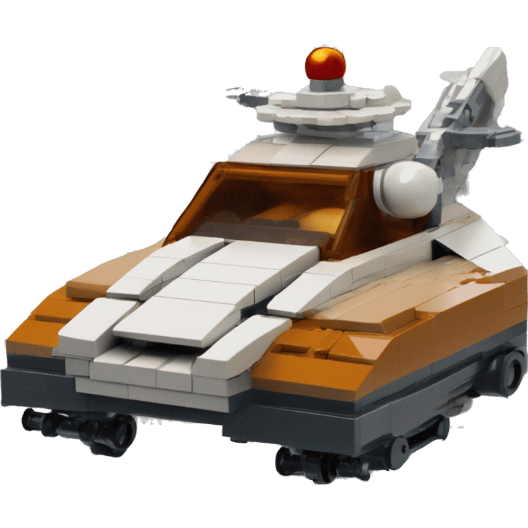 Old Rusty Lego.Planet Express spacecraft scion fr-s emoji