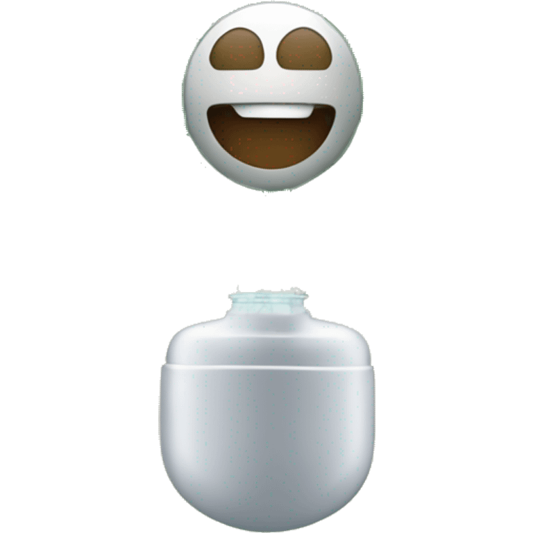 marijuana vaporized with vapor emoji