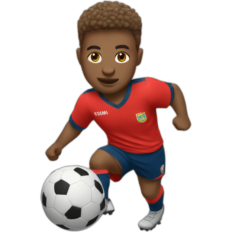 Midget footballer emoji