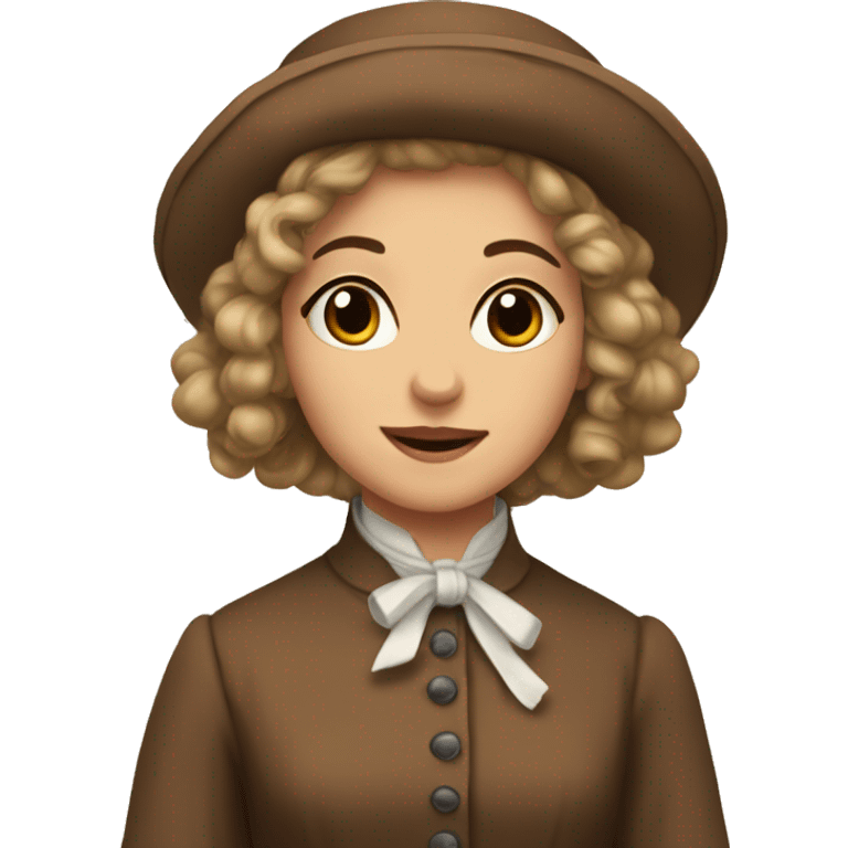 vintage brown cosette emoji