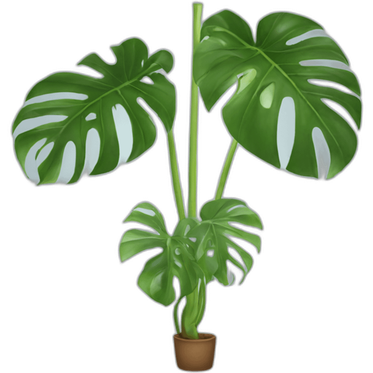 Monstera deliciosa emoji