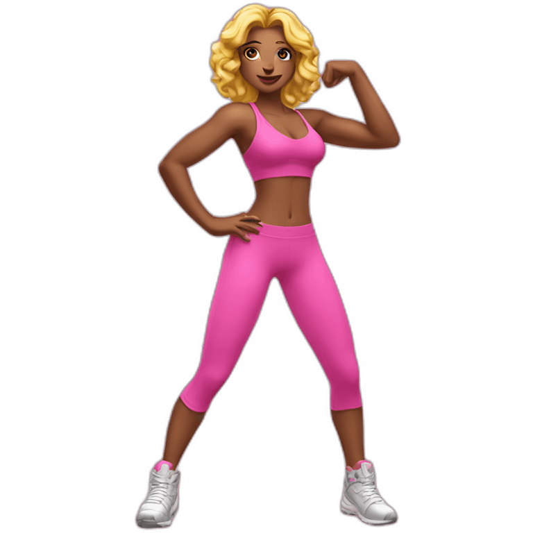 sexy pose veryfit pinkgun emoji