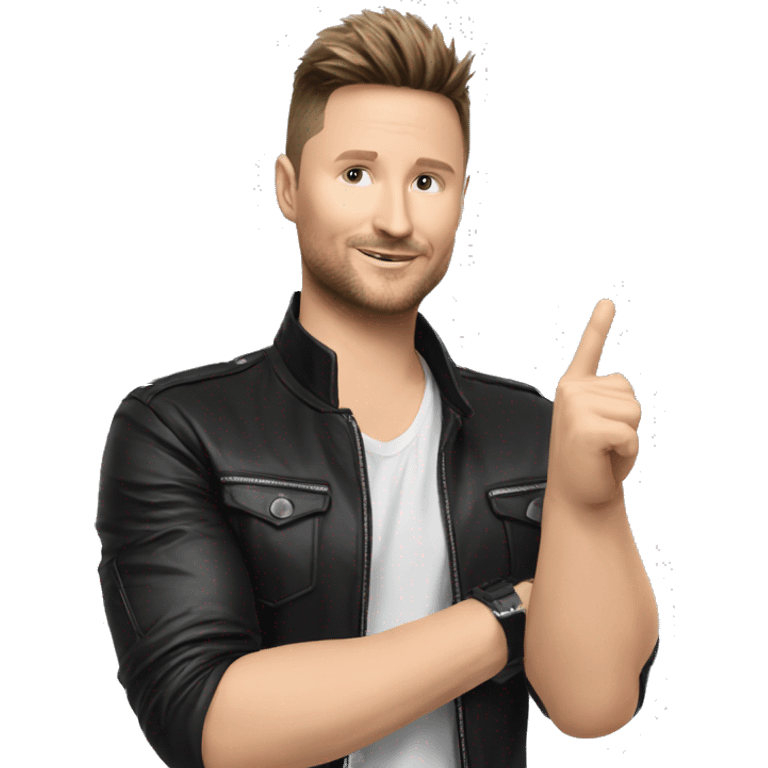 sergey lazarev with finger up emoji