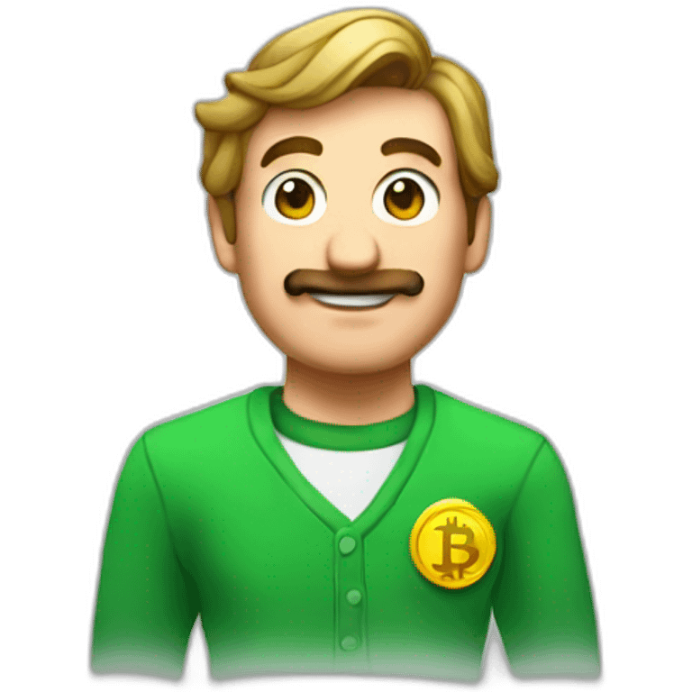 crypto bro luigi emoji