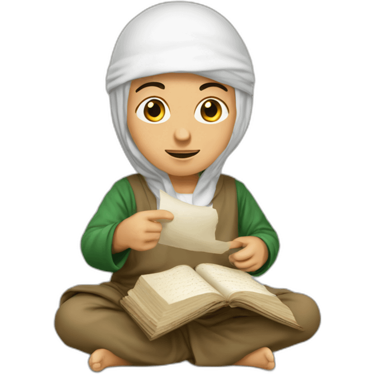 short algerian dwarf kid fabricating islamic evidence emoji