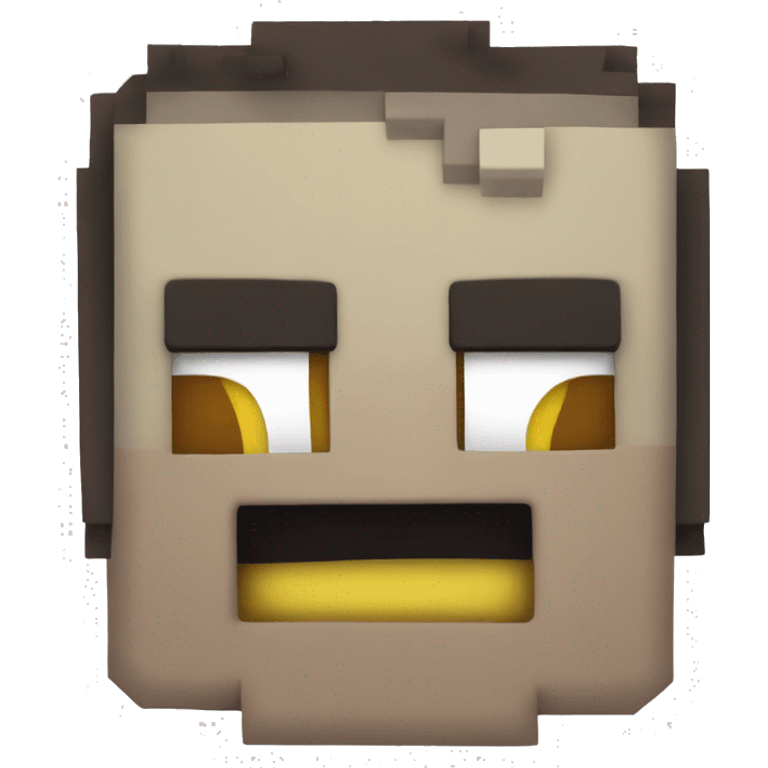 minecraft zombir head shot emoji