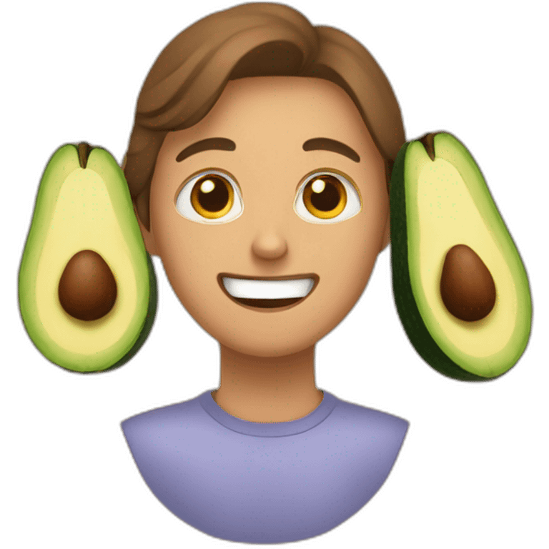 stars and avocados emoji