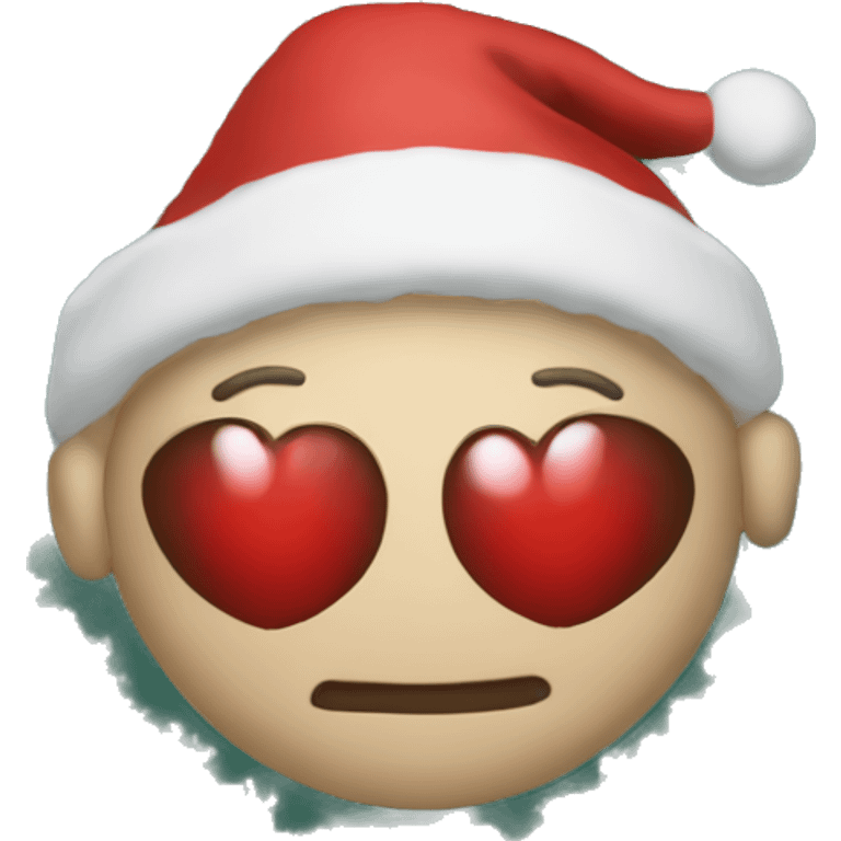 Christmas heart emoji