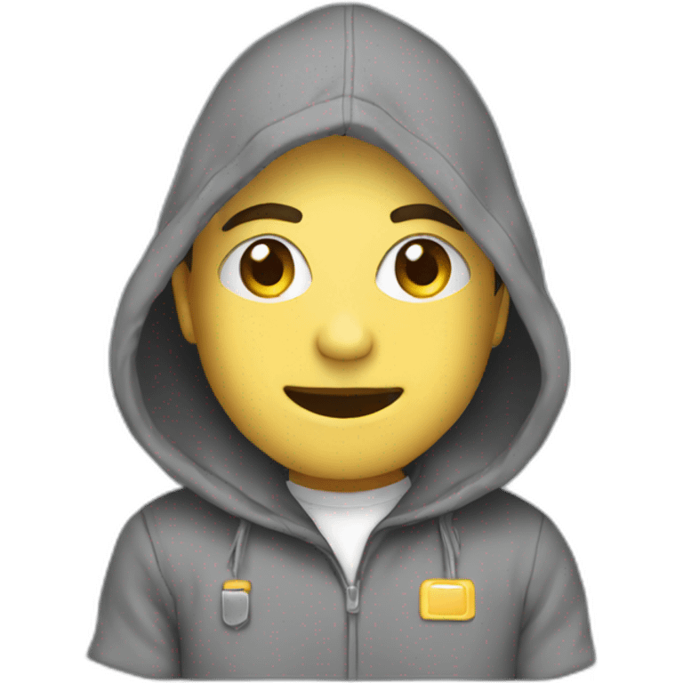 coder hoodie emoji