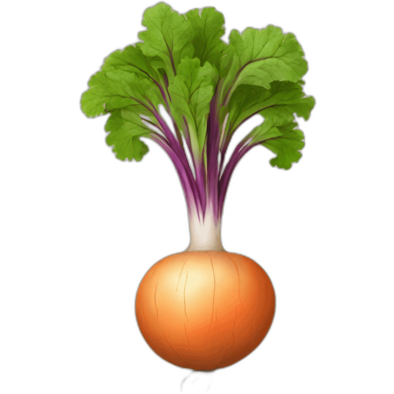 round root vegetable emoji