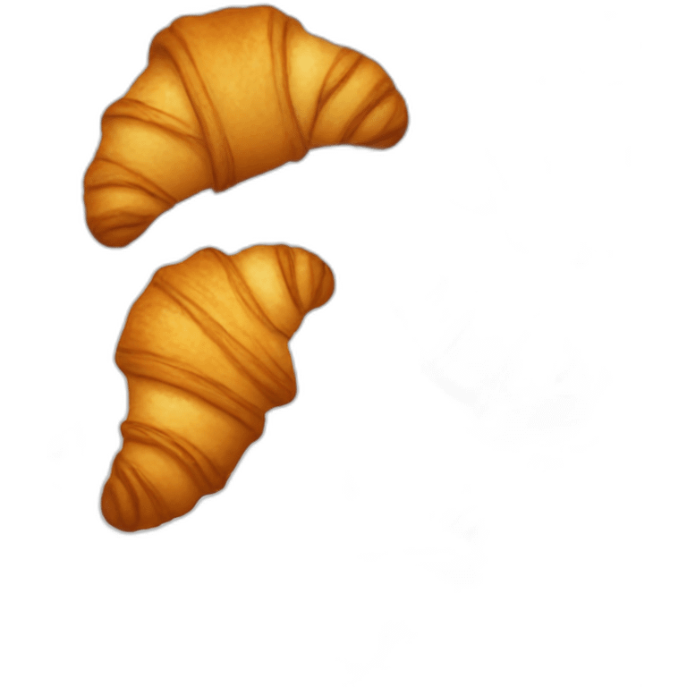 nibbling croissant emoji