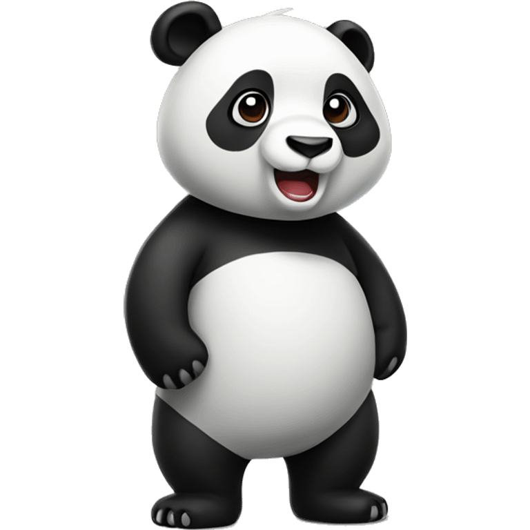 Panda standing up emoji