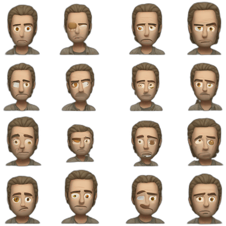 rick grimm the walking dead  emoji