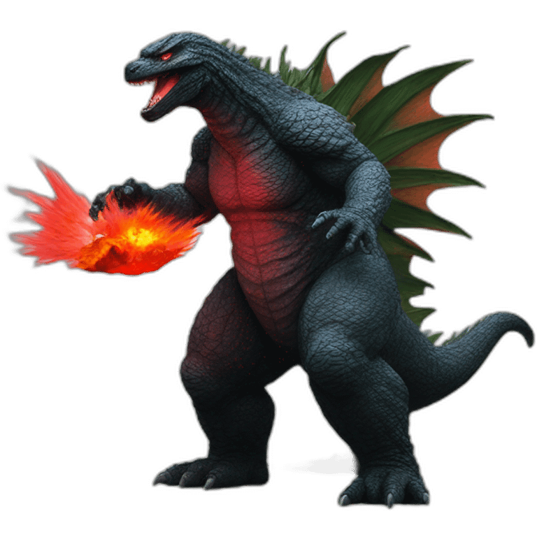 Godzilla caught red handed emoji