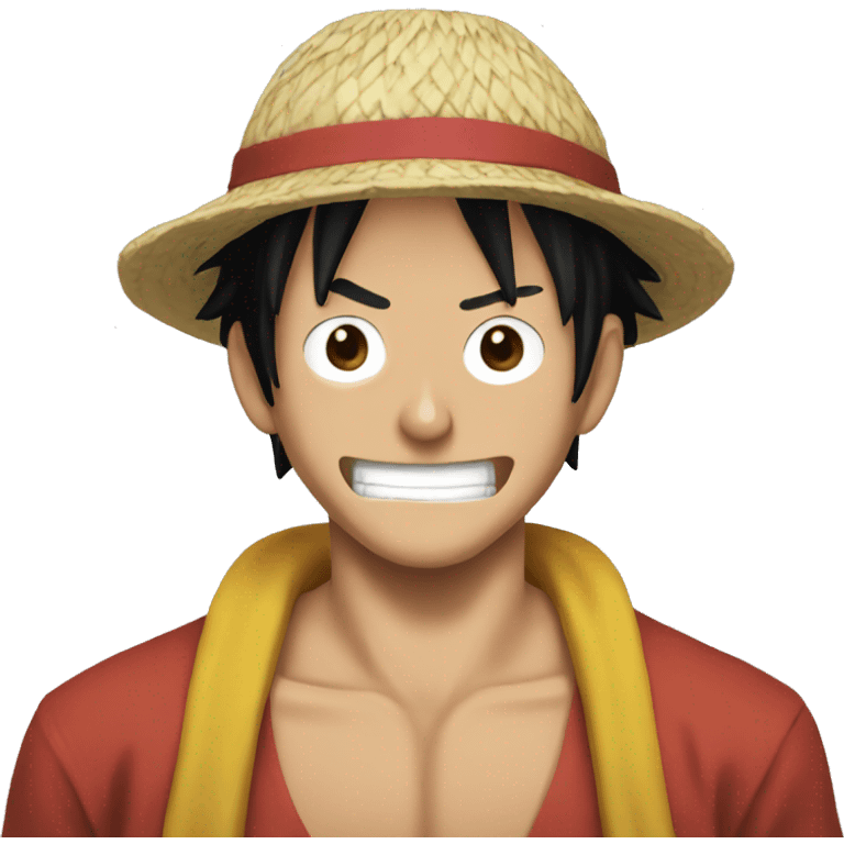 Luffy from one piece  emoji