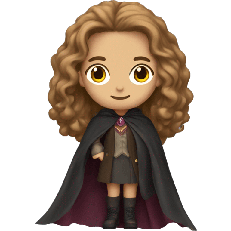 Hermione granger, figure with cape emoji