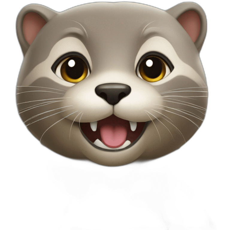 Chat sur loutre emoji