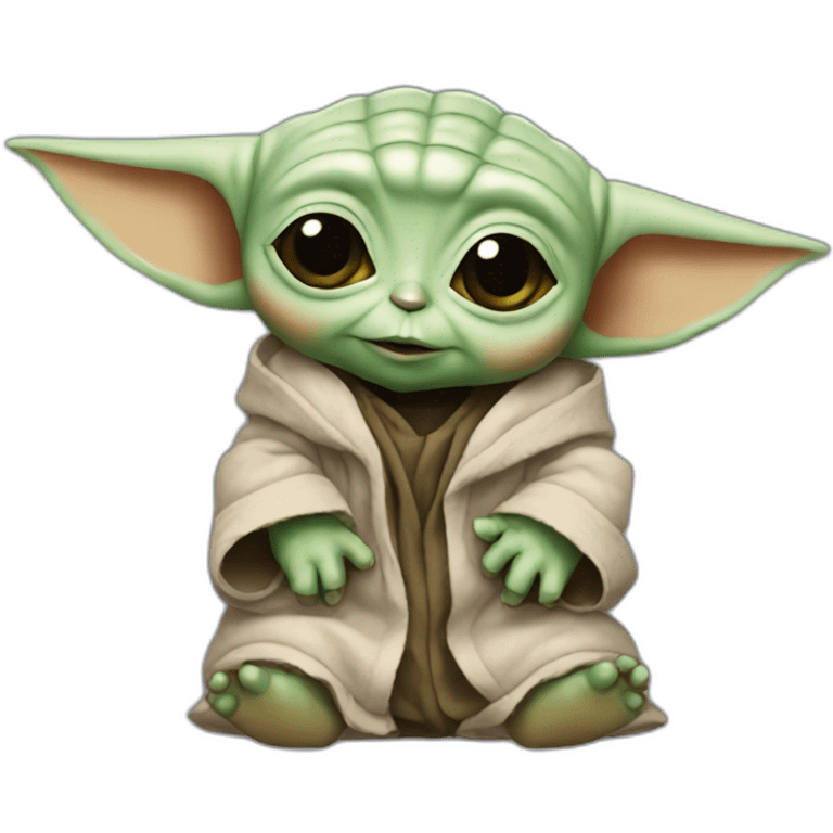 Baby Yoda dj emoji