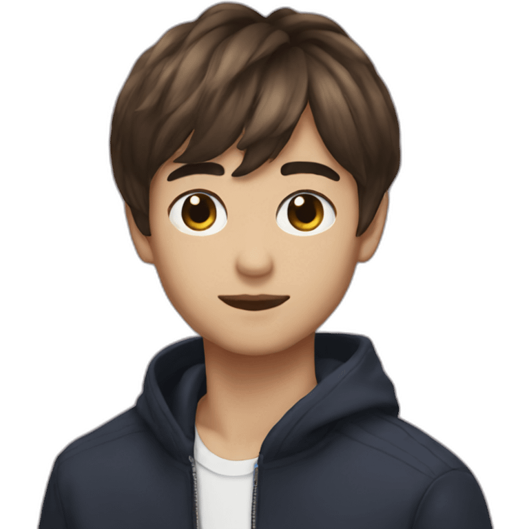 taehyung brunette emoji