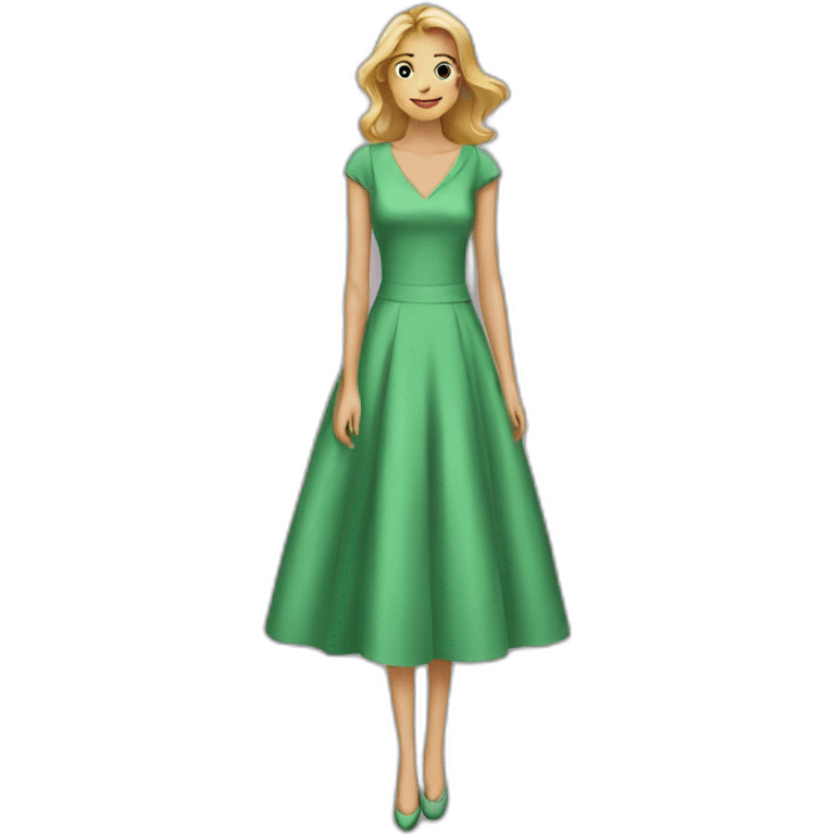 Dress,green,tailor  emoji