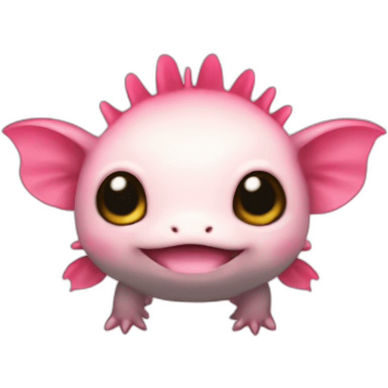 Axolotl chibi emoji