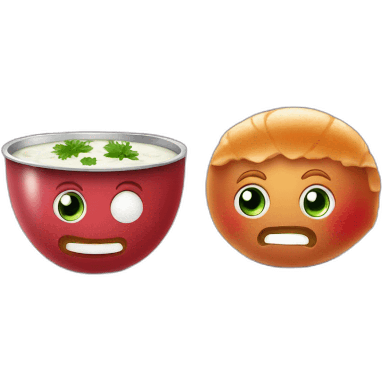 borscht and salo emoji