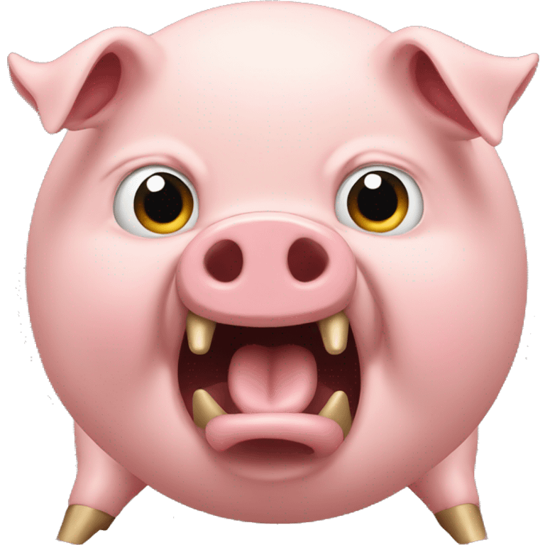 Pigs slamming emoji