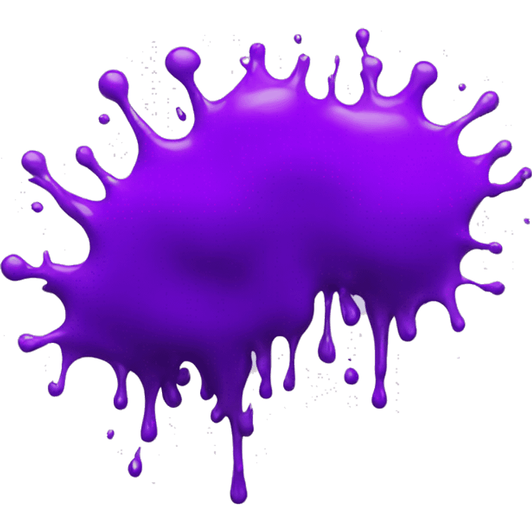 purple paint splash emoji