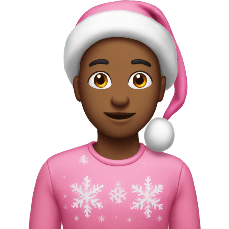 Pink Christmas  emoji