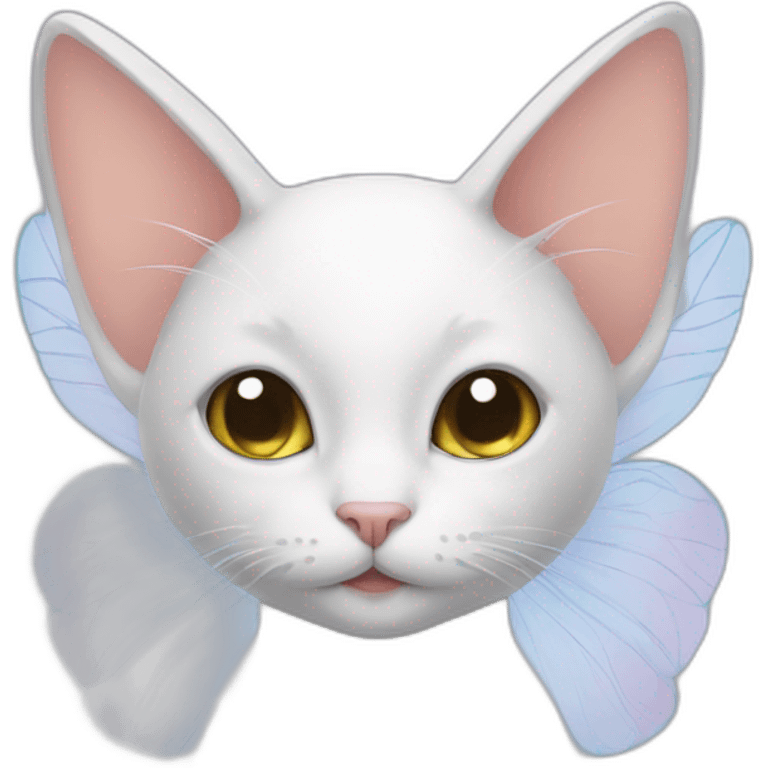 cat with fairy wings emoji