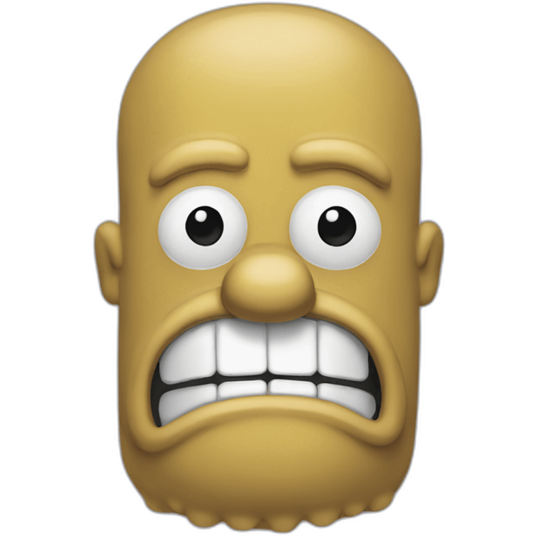 homer simpson with hair emoji