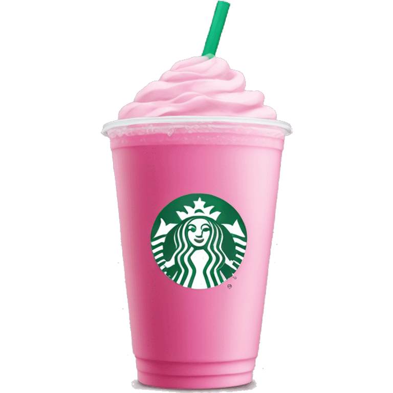 Pink drink from Starbucks emoji