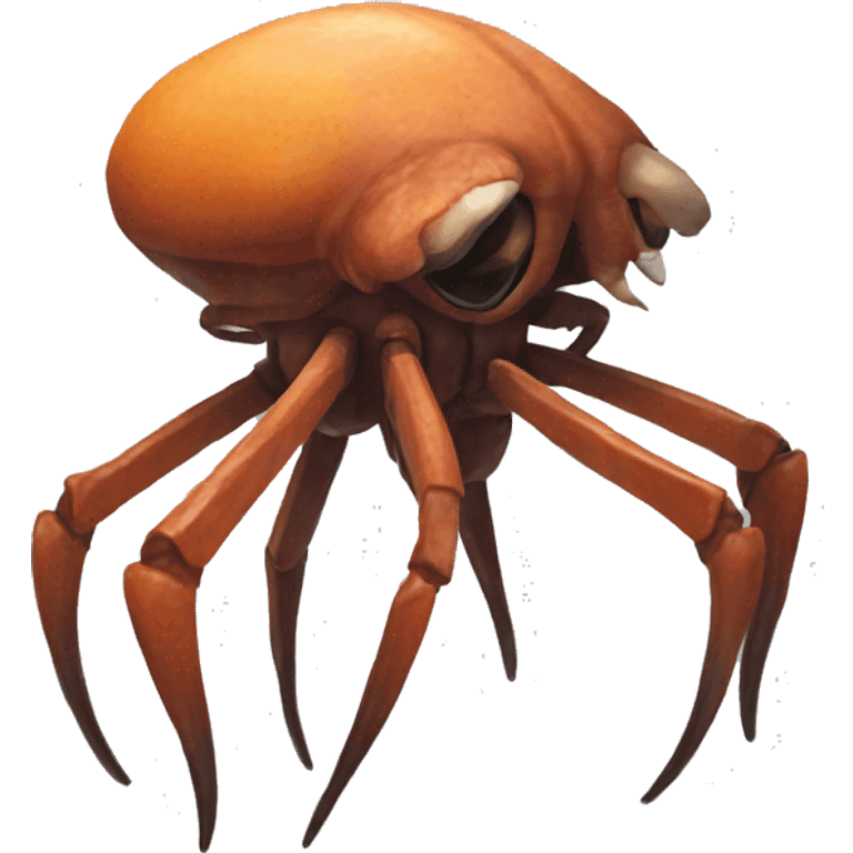 headcrab from half-life with four legs eyesless emoji