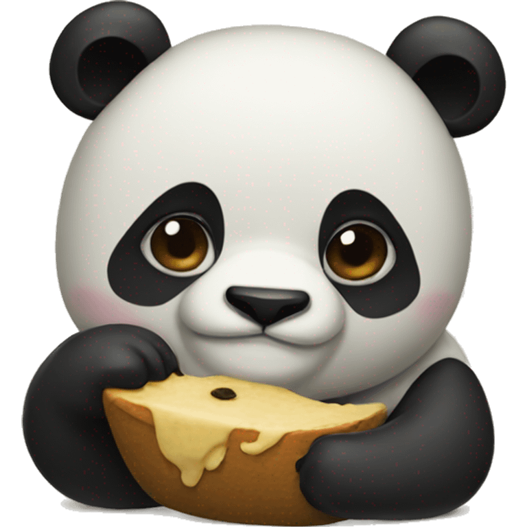 panda eat banbo emoji